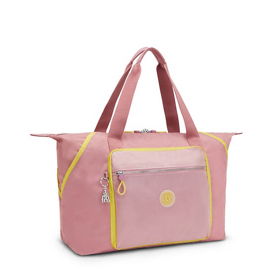 Torebki Kipling Art Medium Tote Bag Różowe | PL 1924BE